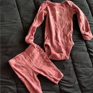Carter's Light Purple Bodysuit and Pants Set